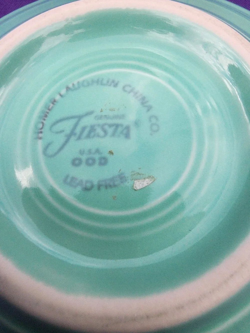 Fiesta Demitaase Saucer, Tourquise
